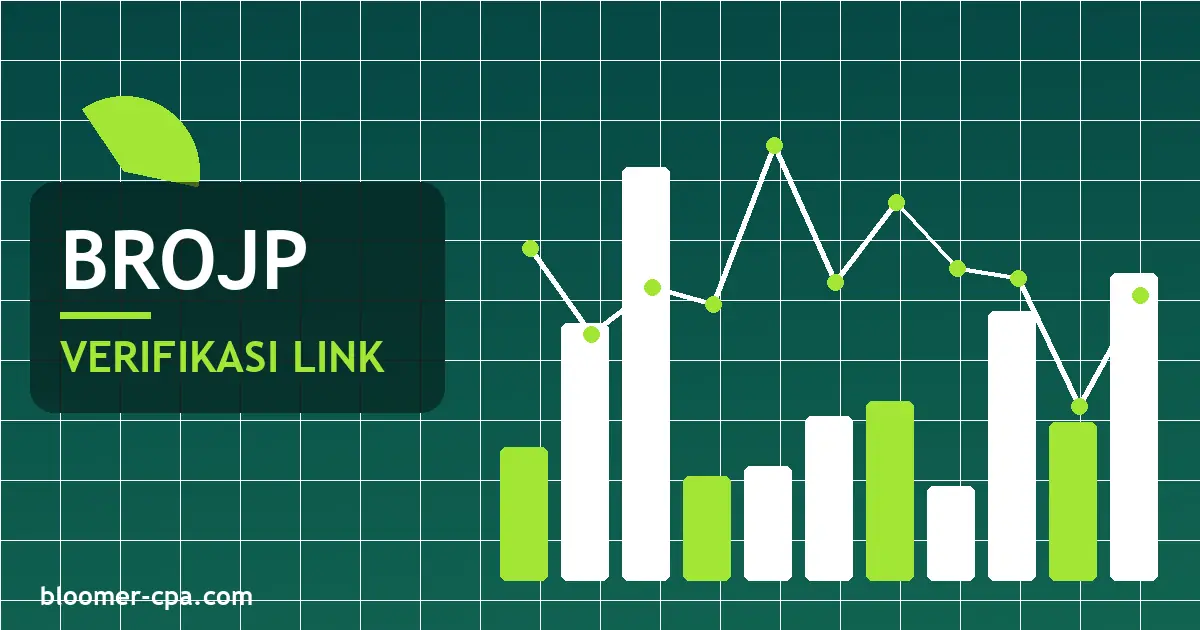Grafik prosedur verifikasi BROJP link dan alamat akses